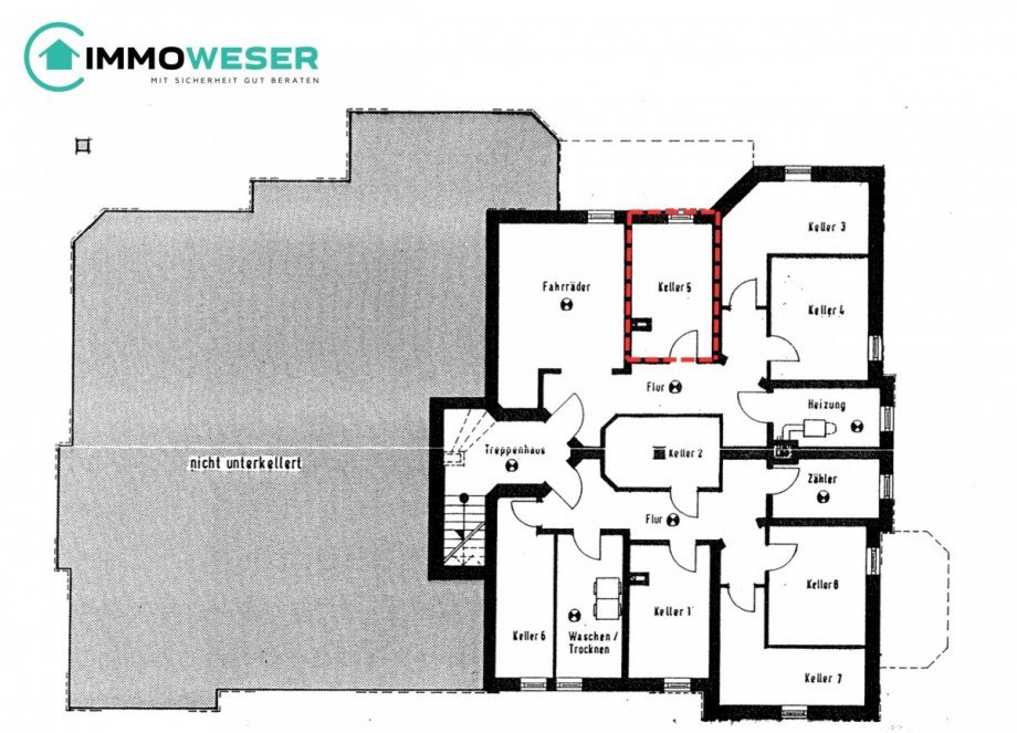 31 Grundriss Keller Etagenwohnung Lilienthal