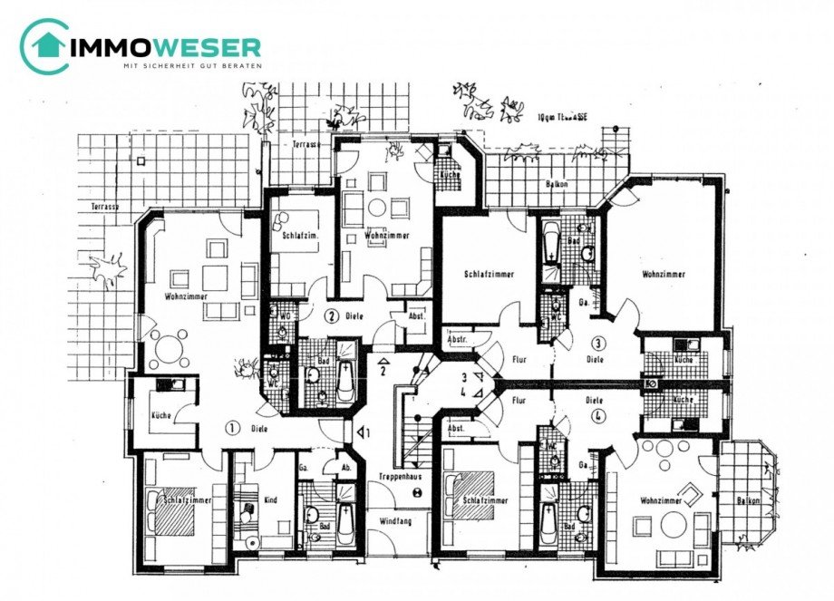30 Grundriss EG (zur Information) Etagenwohnung Lilienthal