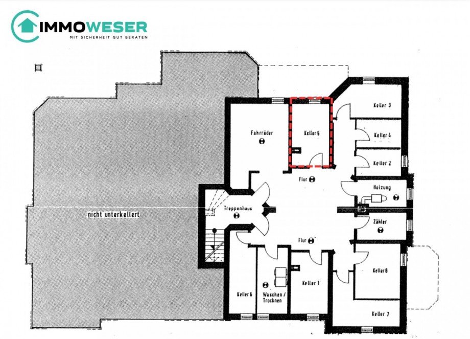 31 Grundriss Keller Etagenwohnung Lilienthal