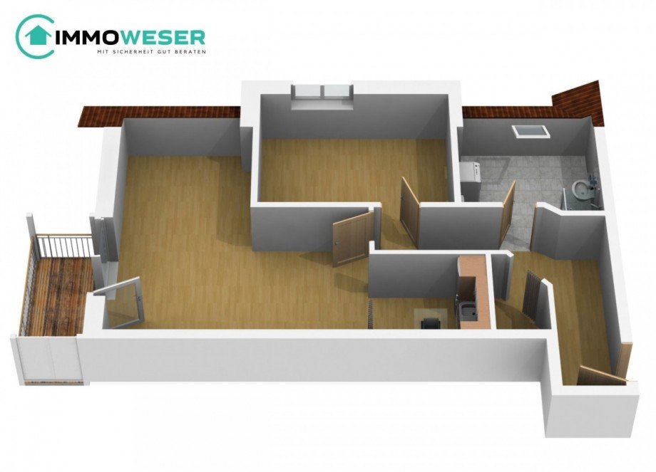 27 Grundriss Etagenwohnung Blender