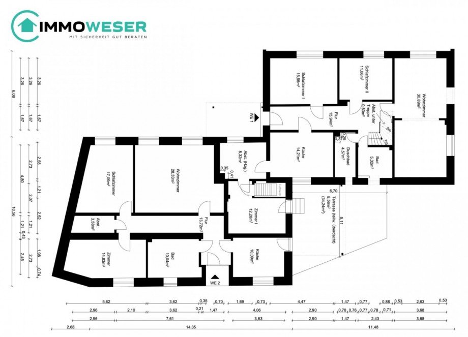 38 Grundriss EG Resthof Riede