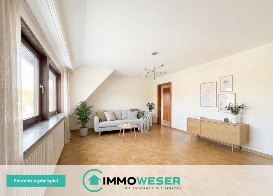 10 Einrichtungsbeispiel Wohnzimmer Einfamilienhaus Ottersberg