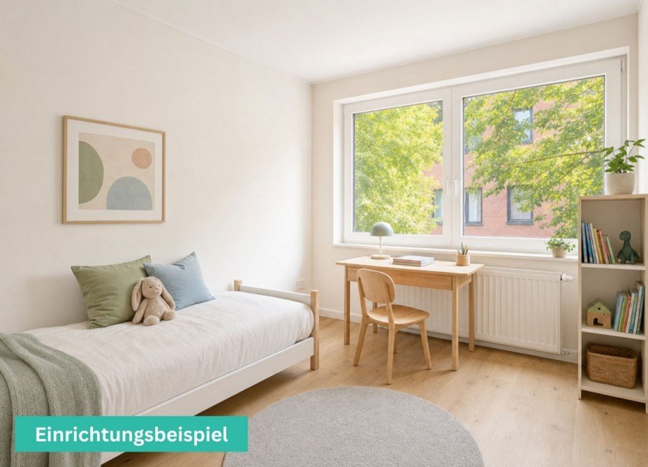 20 Kind Einrichtungsbeispiel IMMOWESER Erdgeschosswohnung Achim