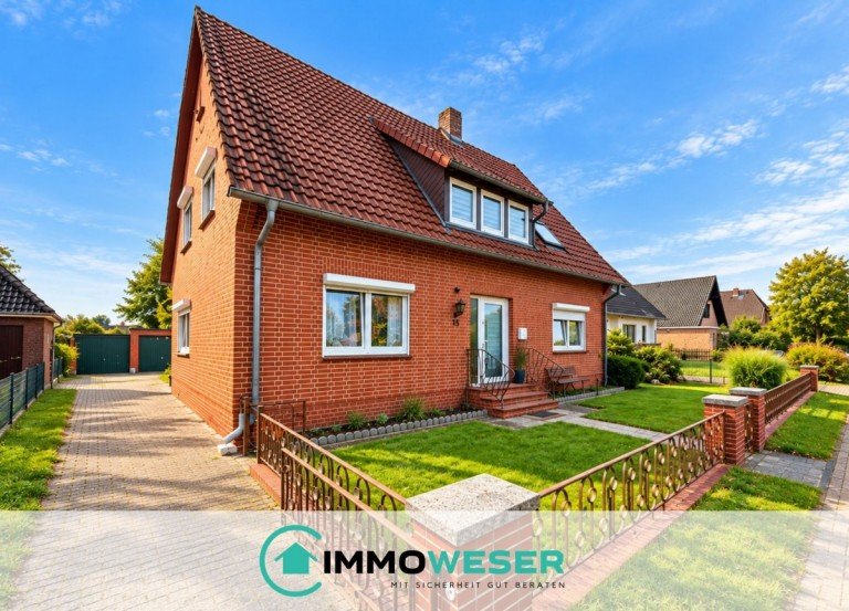 01 Ansicht Thedinghausen Einfamilienhaus Ein Zuhause f�r gro�e Pl�ne: 10 Zimmer, 1657 m� Grundst�ck und drei Garagen