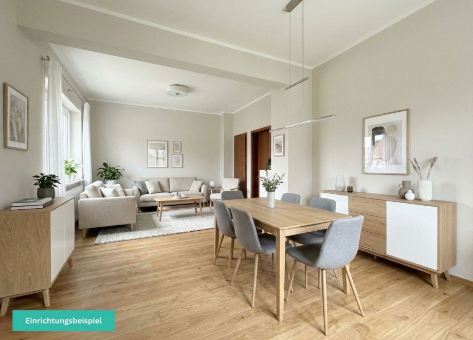 13 Wohnzimmer - Einrichtungsbeispiel Einfamilienhaus Blender