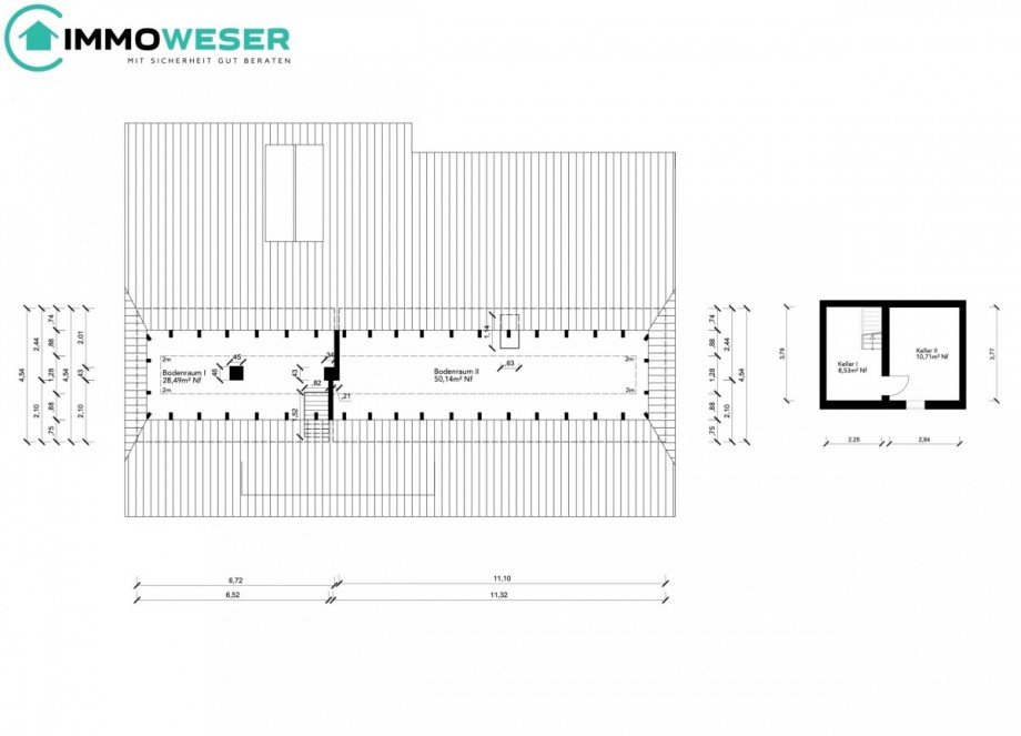 39 Grundriss DG und KG Einfamilienhaus Blender