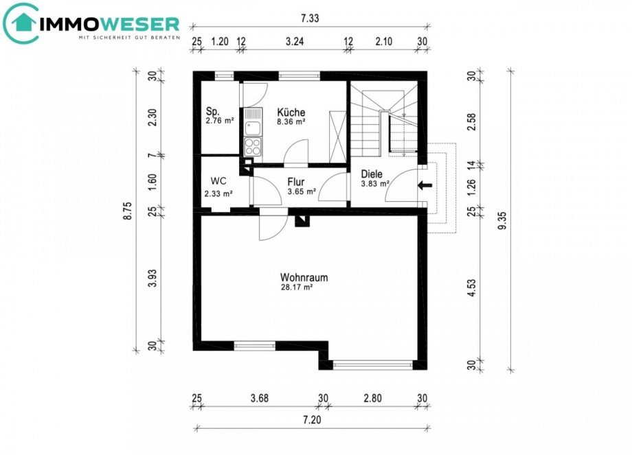 30 Grundriss EG Doppelhaush�lfte Martfeld