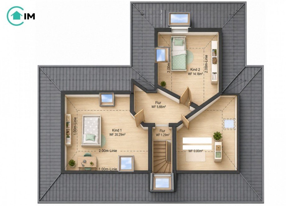38 Grundriss OG (2) Einfamilienhaus Emtinghausen