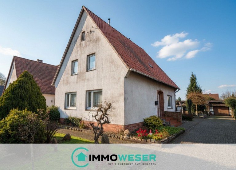01 Ansicht D�rverden Einfamilienhaus Provisionsfrei! Einfamilienhaus mit gro�em Grundst�ck