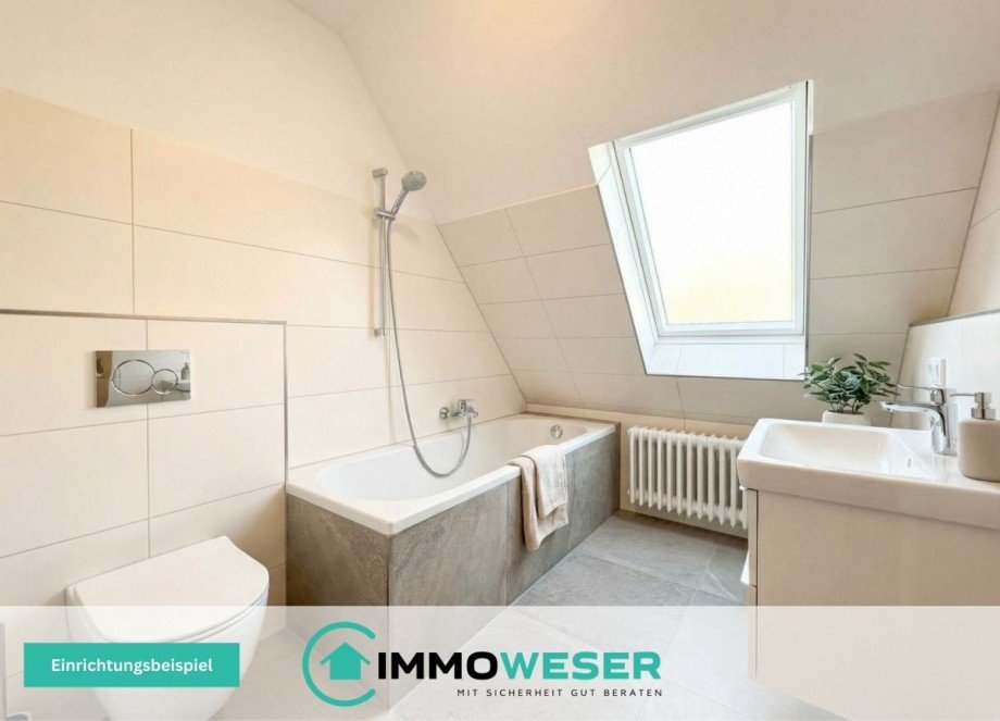 27 Einrichtungsbeispiel Bad OG Einfamilienhaus Ottersberg