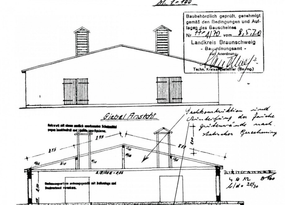 09 Ansicht_Schnitt Haus Thedinghausen