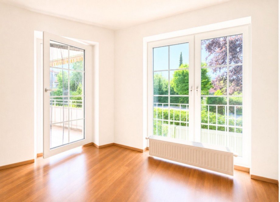 13 Wohnzimmer Zugang Balkon Etagenwohnung Lilienthal