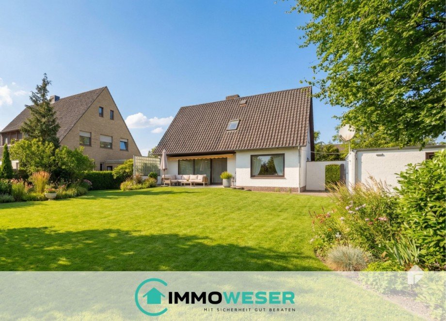 07 Ansicht R�ckseite Einfamilienhaus Thedinghausen