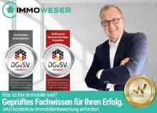 10 IMMOWESER Provisionsfrei f�r den K�ufer! Obergeschosswohnung im begehrten Fl�sseviertel