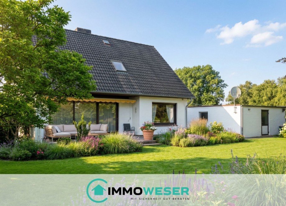 06 Ansicht R�ckseite Einfamilienhaus Thedinghausen