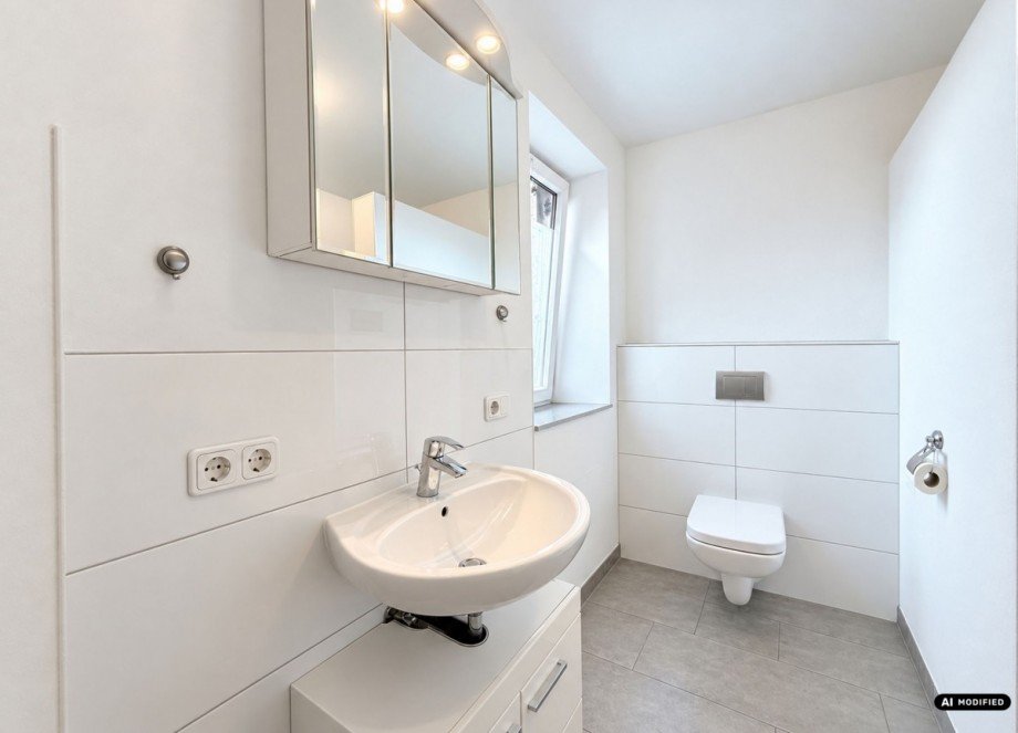 38 Badezimmer Mietwohnung Zweifamilienhaus Riede