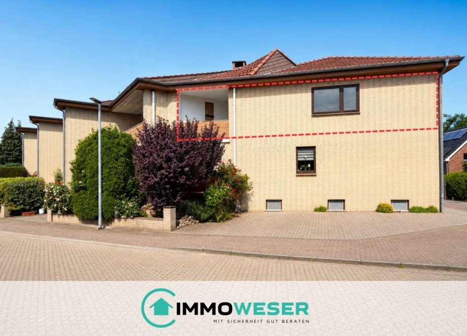 02 Seitenansicht Etagenwohnung Achim