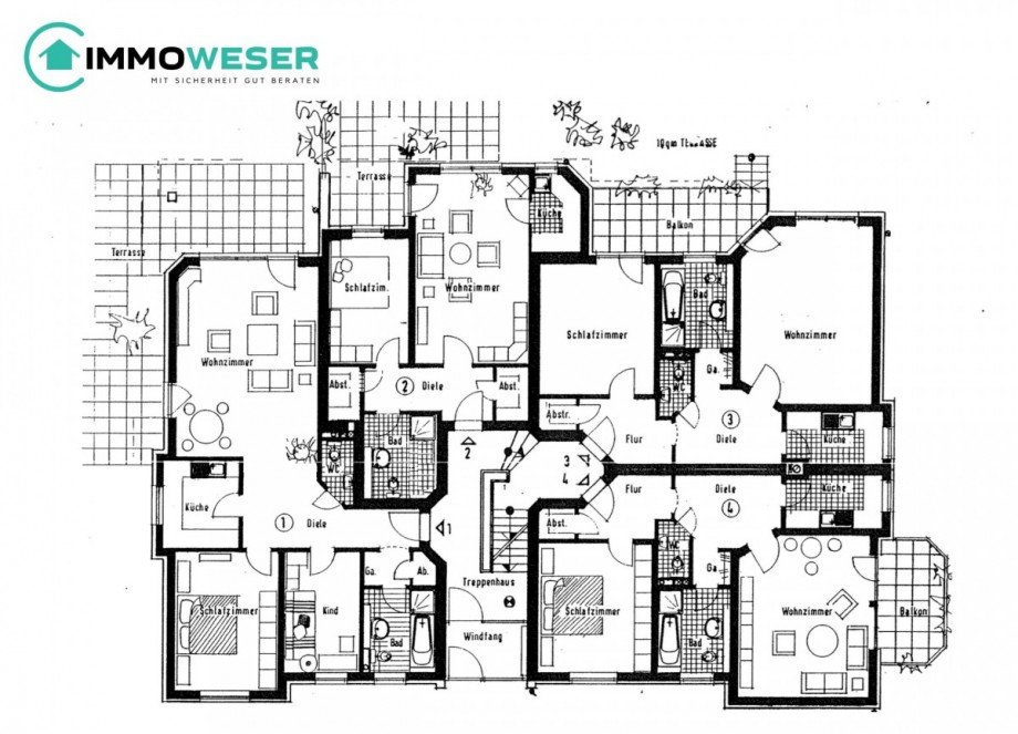 30 Grundriss EG (zur Information) Etagenwohnung Lilienthal