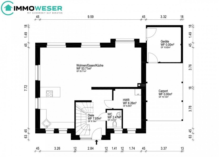 28 Grundriss EG Einfamilienhaus Emtinghausen