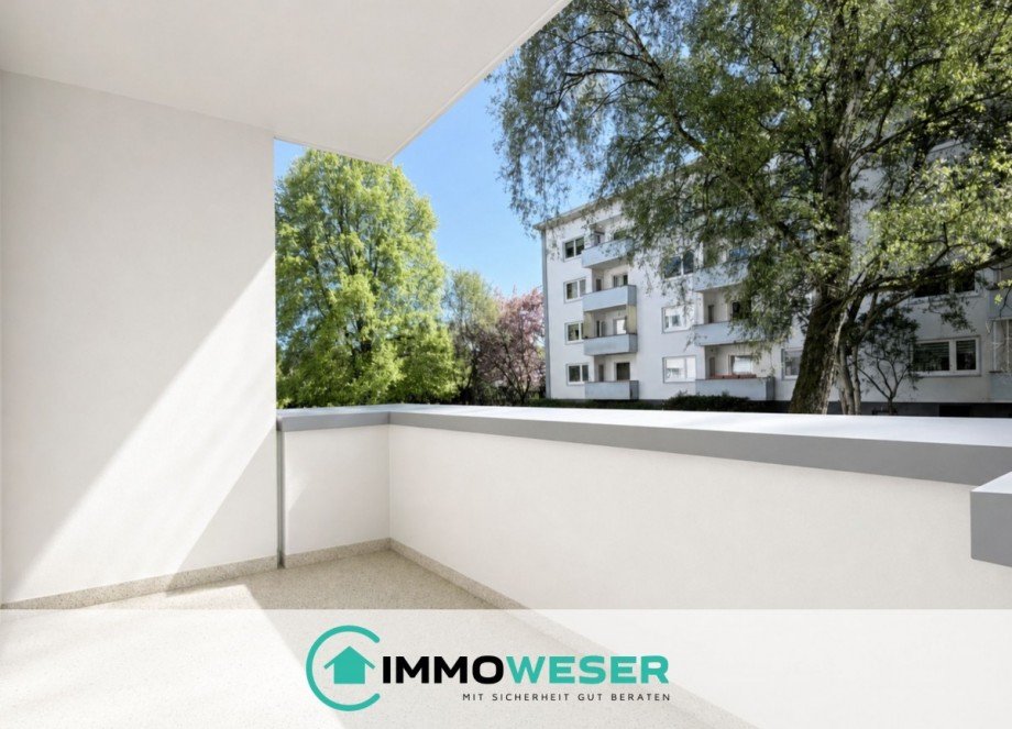 06 Balkon Erdgeschosswohnung Bremen