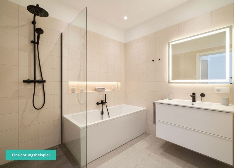 25 Badezimmer - Einrichtungsbeispiel Etagenwohnung Bremen