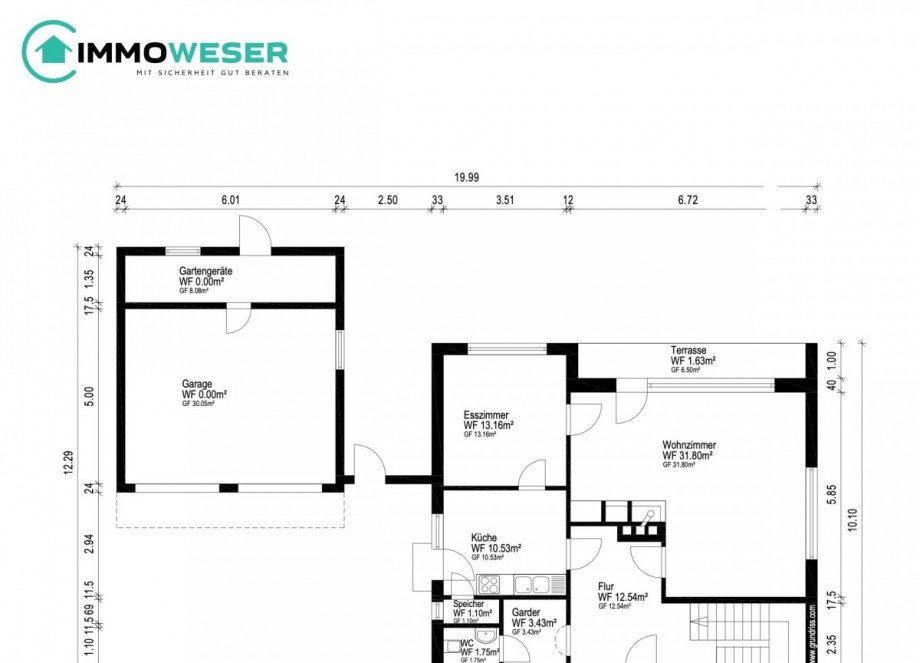 34 Grundriss EG Einfamilienhaus Thedinghausen