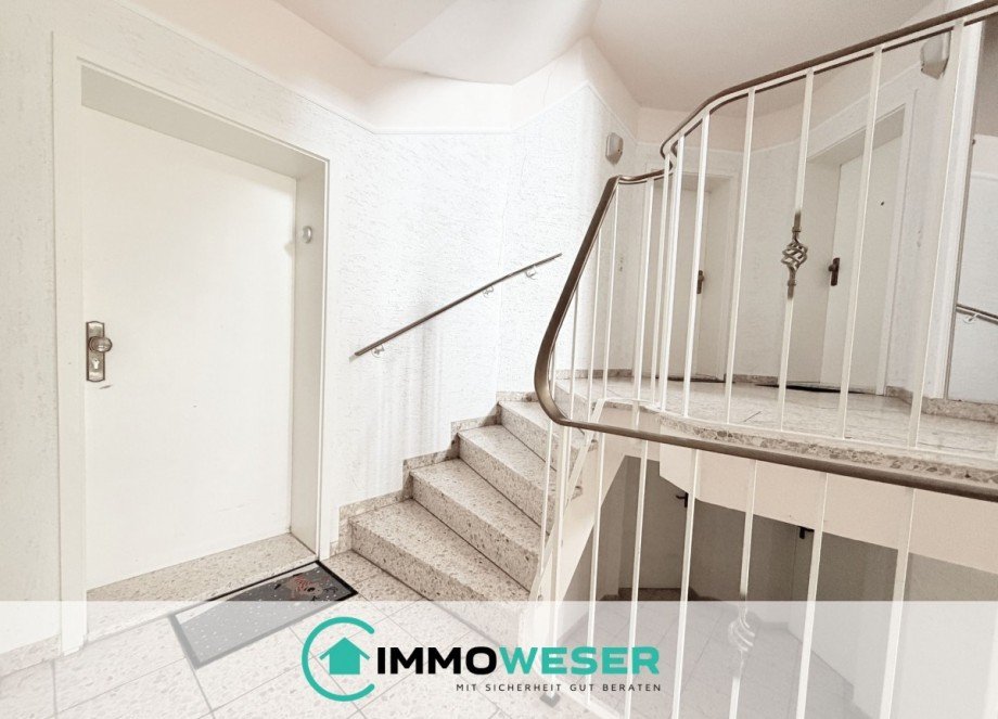 07 Treppenhaus Wohnungseingang Etagenwohnung Lilienthal